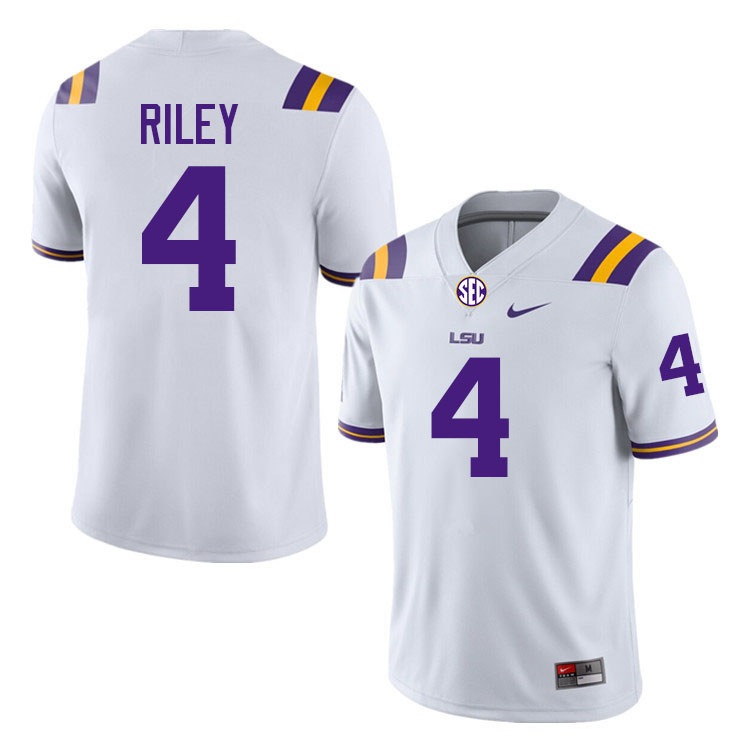 Duke Riley LSU Tigers Jersey,Louisiana State University Tigers Football Jersey-White